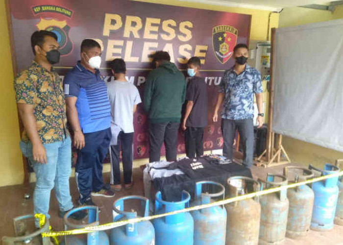 Setelah Bantan, Pencurian LPG Terjadi di Desa Dukong, 3 ABG Ditangkap Polisi, 2 Pelajar SMP