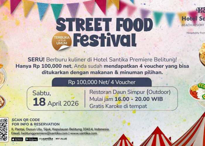 Yuk! Nikmati Kuliner Seru di Santika Belitung, Makan Sambil Karaoke Cuma Rp100 Ribu