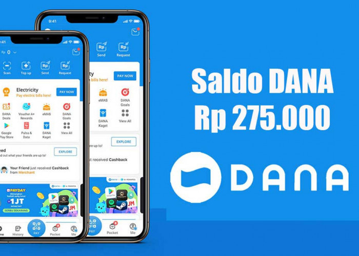Cara Dapat Saldo DANA Gratis Rp275.000 dari Aplikasi Penghasil Uang 2025, Klaim Sekarang!