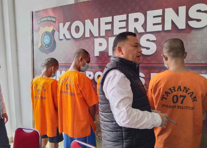 Kadus di Belitung Jadi Tersangka Narkoba, Polisi Tangkap Adik & 2 Rekan
