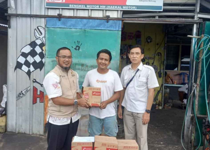 Baznas Belitung Salurkan Bantuan Modal Usaha Bengkel Motor Melalui Program Z-Auto