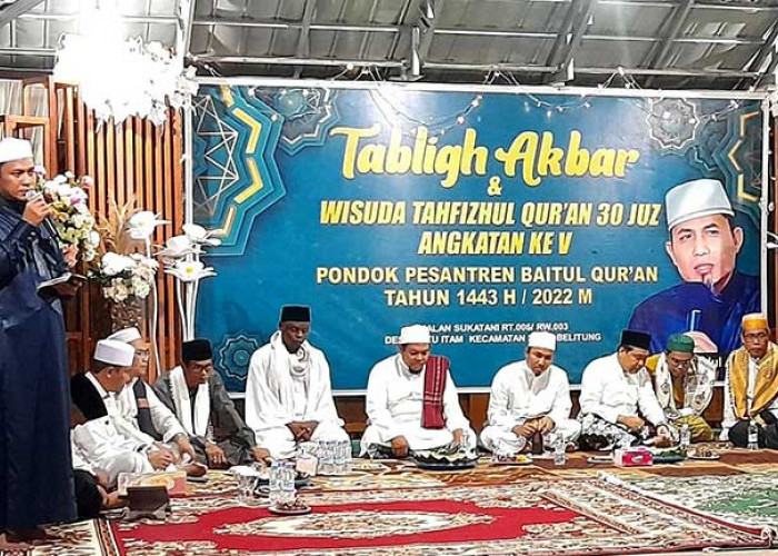 Ponpes Baitul Qur'an Belitung Lahirkan 9 Santriwati Penghafal  Al-Qur'an