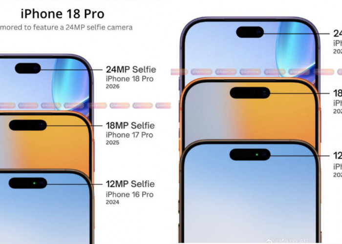 Bocor! Kamera Selfie iPhone 18 Pro dan Pro Max 24MP, Rilis September 2026