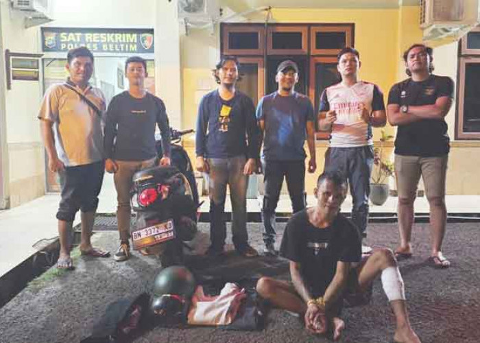 Polres Beltim Ringkus Pencuri Toko Emas, Pelaku Beraksi di Beberapa TKP Pulau Belitung