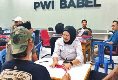 16 Tim Wartawan Adu Strategi di Lomba Gaple PWI Babel, Hadiahnya Jutaan Rupiah
