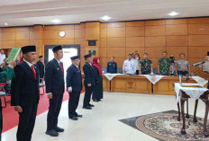 Bupati Belitung Lantik 5 Pejabat Administrator dan Pengawas, Tekankan Profesionalisme
