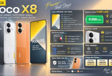 HP Terbaru POCO X8 Meluncur, Bawa Baterai 9.000 mAh dan Layar AMOLED 120Hz