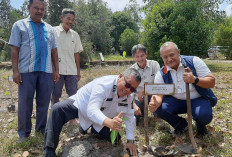 900 Pohon Ditanam di Geosite Tebat Rasau, Dorong Pelestarian Alam dan Pariwisata Beltim