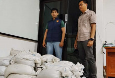 Polres Belitung Gagalkan Pengiriman 79 Karung Pasir Timah ke Bangka, 7 Orang Diamankan