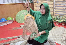 Kerajinan Lidi Nipah Belitung Tembus Pasar Cenderamata, Potensi Lokal Naik Kelas