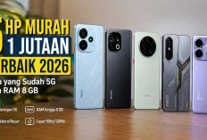 5 HP Murah 1 Jutaan Terbaik 2026, Ada 5G hingga RAM 8 GB