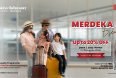 Promo Merdeka Escape Swiss-Belresort Belitung, Diskon Kamar hingga 20 Persen