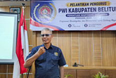 Ketua PWI Belitung 2026–2029 Resmi Dijabat Ali Hasmara, Kepemimpinan Baru Dimulai