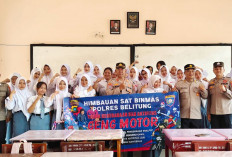 Polisi Edukasi Bahaya Geng Motor di SMKN 3 Tanjungpandan, Pelajar Diminta Fokus Masa Depan