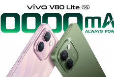 Vivo V80 Lite 5G: HP Baterai 10.000 mAh Diklaim Tahan 7 Tahun