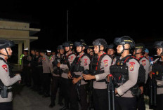 Jaga Kamtibmas Tetap Kondusif, Polres Belitung Kerahkan 25 Personel Patroli Gabungan