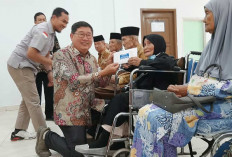 Bupati Beltim Apresiasi PT Timah, Veteran dan Janda Veteran Terima Santunan