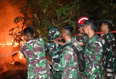 Lanud H.AS Hanandjoeddin Bergerak Cepat, Karhutla di 2Wilayah Belitung Dipadamkan
