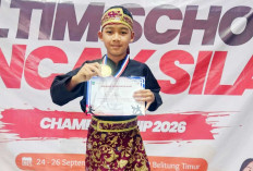 Hafidz Borong 3 Medali, Bawa SDN 10 Gantung Juara Umum Pencak Silat Beltim