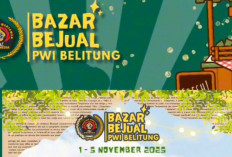 Bazar Bejual PWI Belitung 2025 Siap Meriahkan Pantai Tanjungpendam, Hadirkan Ratusan UMKM