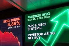 Prediksi IHSG Selasa 3 Februari 2026: Asing Borong Rp654 Miliar Meski Indeks Anjlok Parah