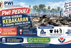 PWI Babel Buka Posko Korban Kebakaran Serdang, Bantuan Bisa Disalurkan di Sini
