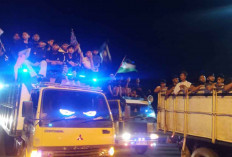 Pawai Takbir Keliling Idul Fitri 2026 di Belitung Meriah, 200 Kendaraan Padati Tanjungpandan